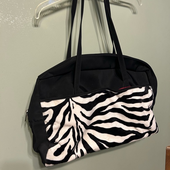 Lancome Black and White Zebra Tote - Picture 2 of 6